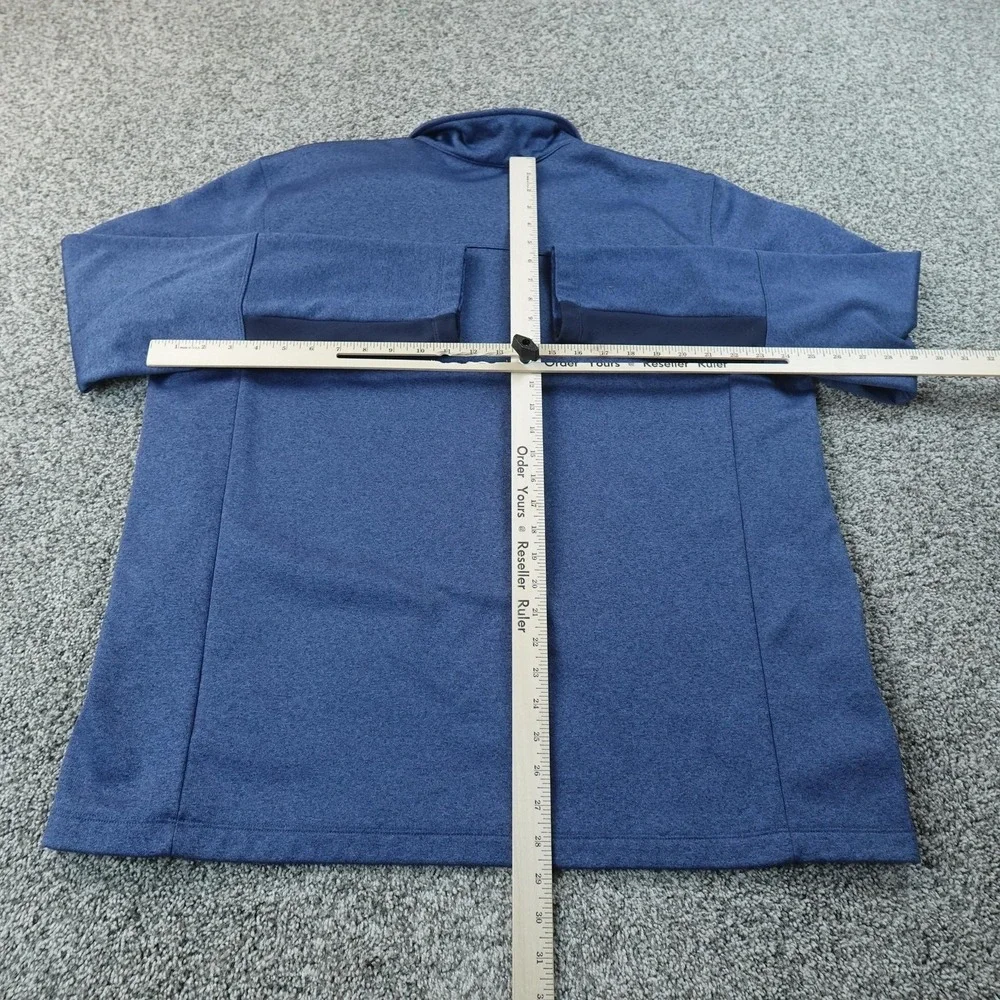 North Face Pullover Mens 2XL Blue 1/4 Zip Performance Sweatshirt Outdoor‎ Hiking
